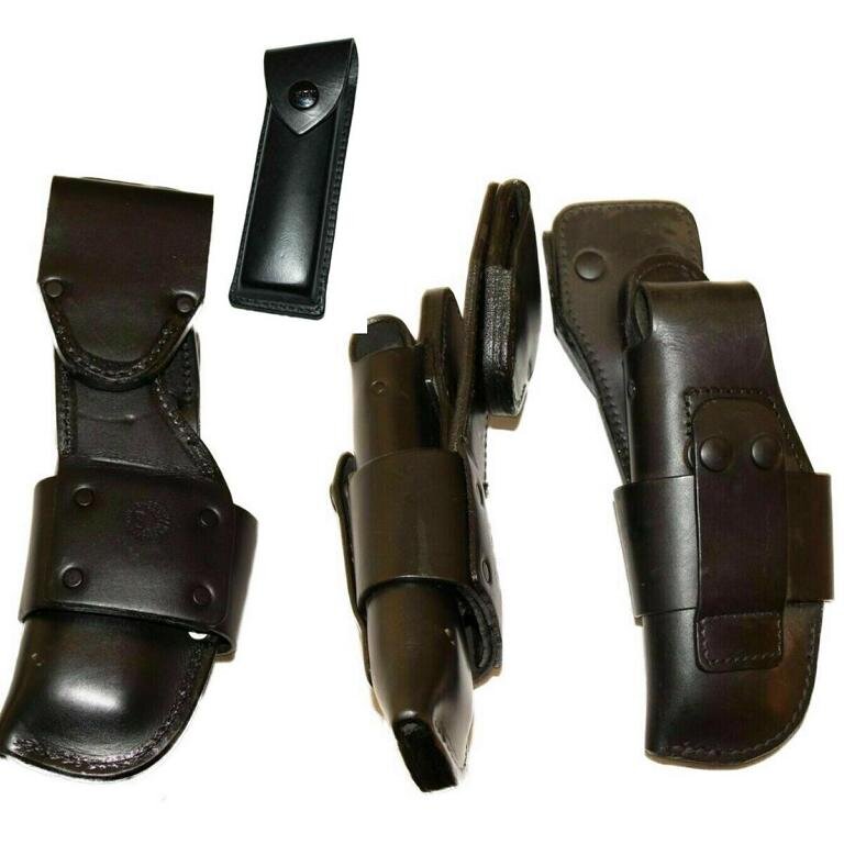 Original Polizei Einsatzgürtel Leder